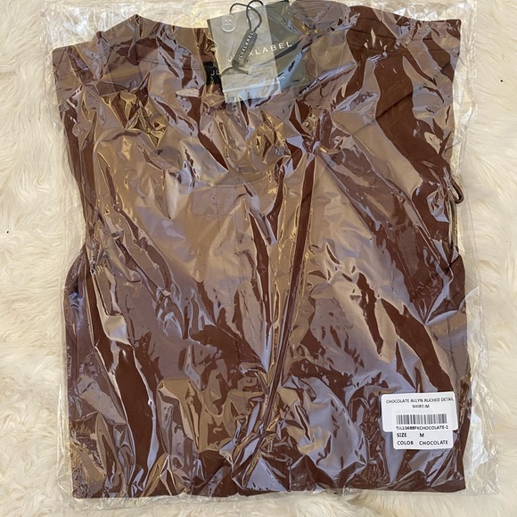 JLUXLABEL BROWN MOCHA TOP - Picture 6 of 8